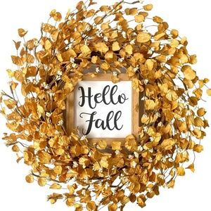 Hello Fall Farmhouse Wreath